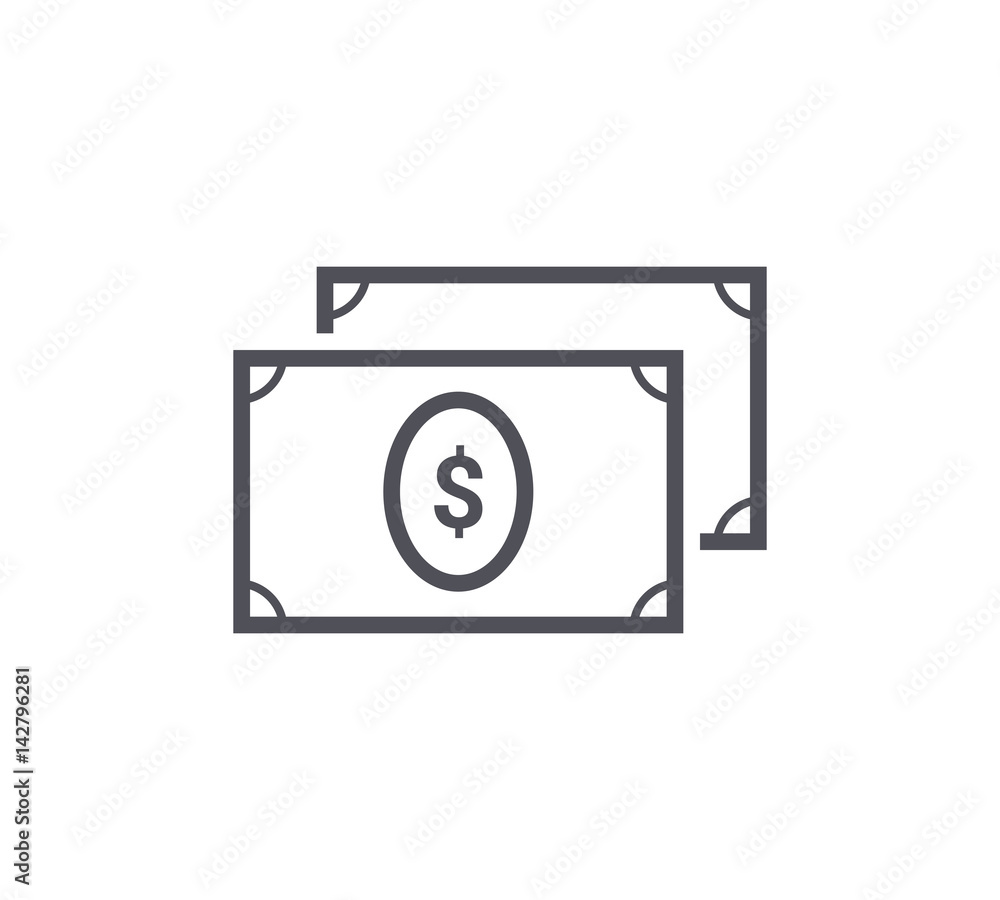 Money Line Icon Money Line Icon