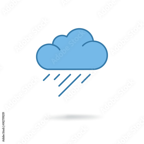 Rain Cloud Vector 