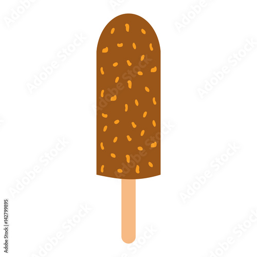 Set of ice cream vector illustration icon isolated cartoon chocolate food dessert sweet cold snack tasty fruit frozen candy flavor design delicious