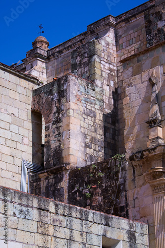 Mexico Oaxaca Santo Domingo monastery wall detail