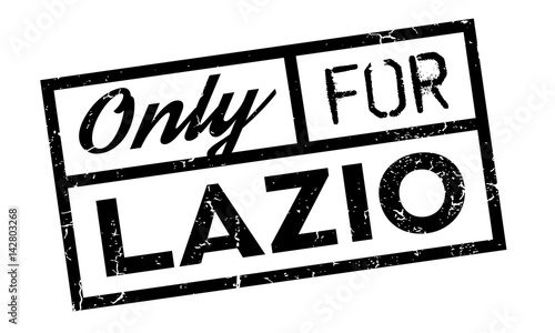Only For Lazio rubber stamp. Grunge design with dust scratches. Effects can be easily removed for a clean, crisp look. Color is easily changed.