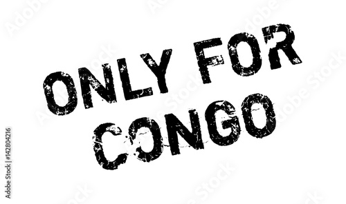 Only For Congo rubber stamp. Grunge design with dust scratches. Effects can be easily removed for a clean, crisp look. Color is easily changed.