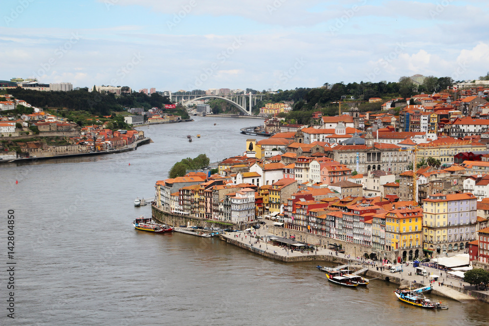 A view of old town of Porto, Portugal