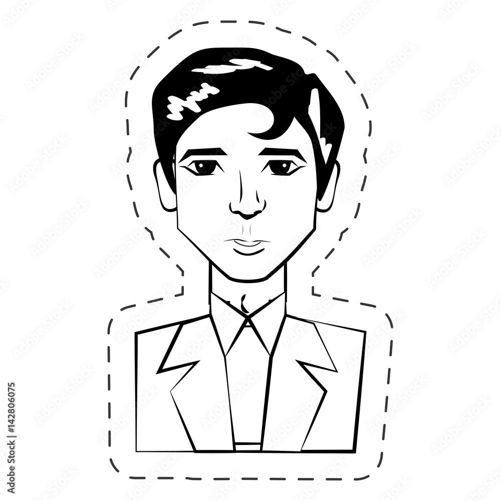 face man expression facial black and white vector illustration eps 10 face man expression facial black and white vector illustration eps 10