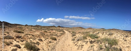 The natural park of Isla de Lobos, Fuerteventura