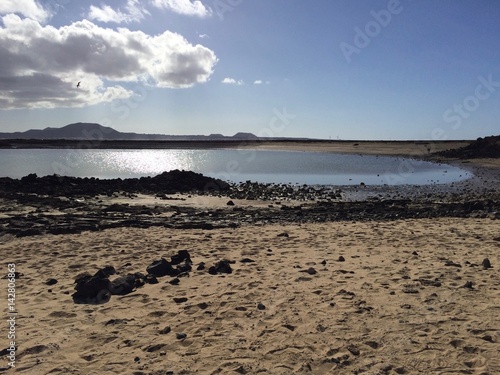 Relaxing at Isla de Lobos, Fuerteventura, La Oliva