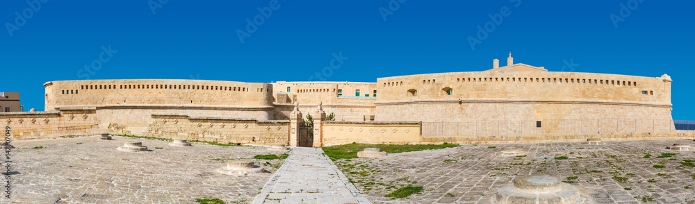 Malta Valletta Fort St Elmo - National War Museum - Forti - Fortress - XXL Panorama