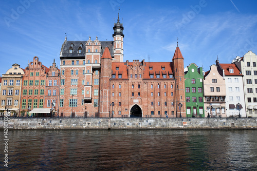 Gdansk Old Town Skyline With Chlebnicka Gate