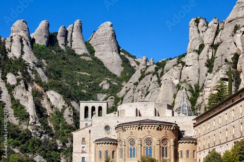Montserrat Mountain and Monastery in Spain