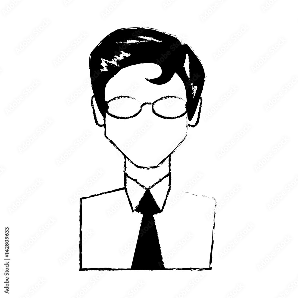 portrait male with glasses image vector illustration eps 10 portrait male with glasses image vector illustration eps 10