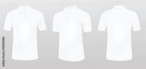 Man polo t shirt vector