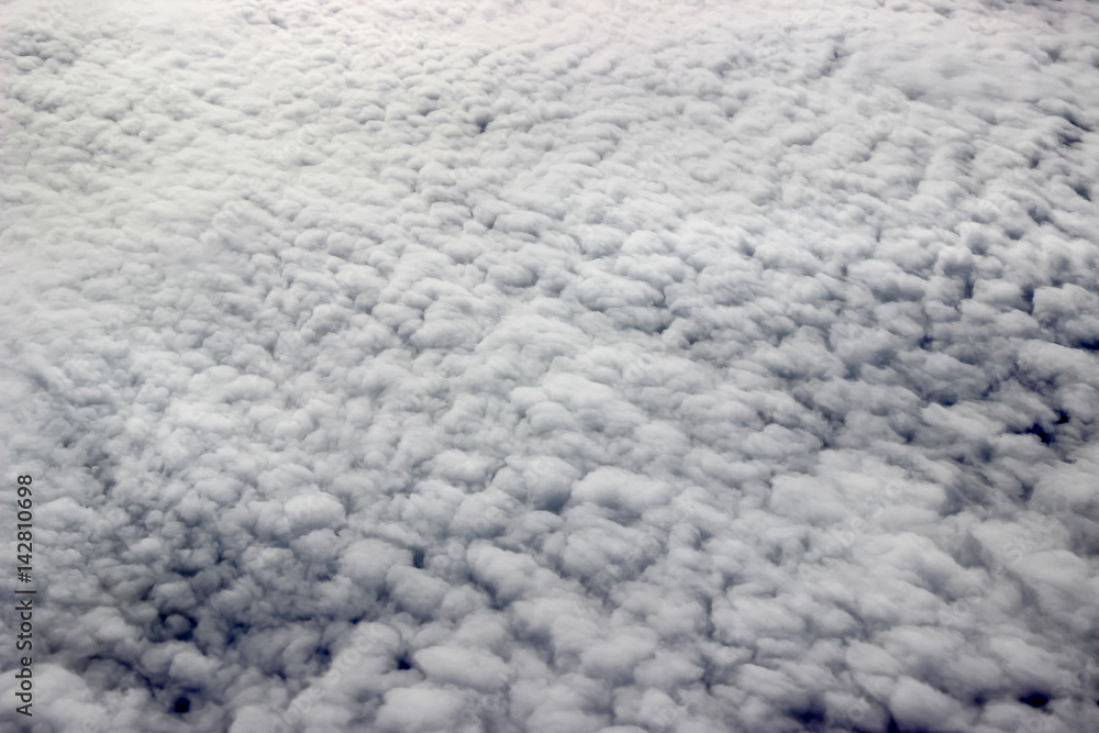 Obraz premium Clouds background. View from above.