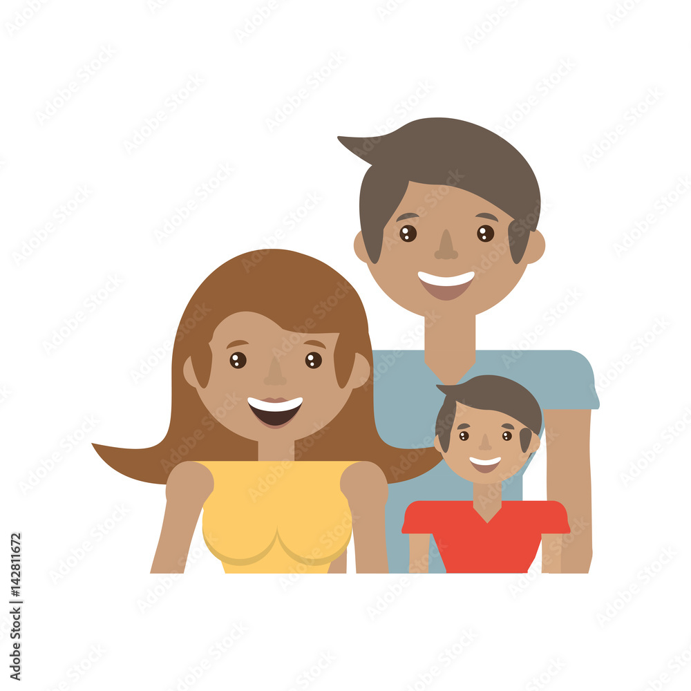 happy family love members vector illustration eps 10 happy family love members vector illustration eps 10
