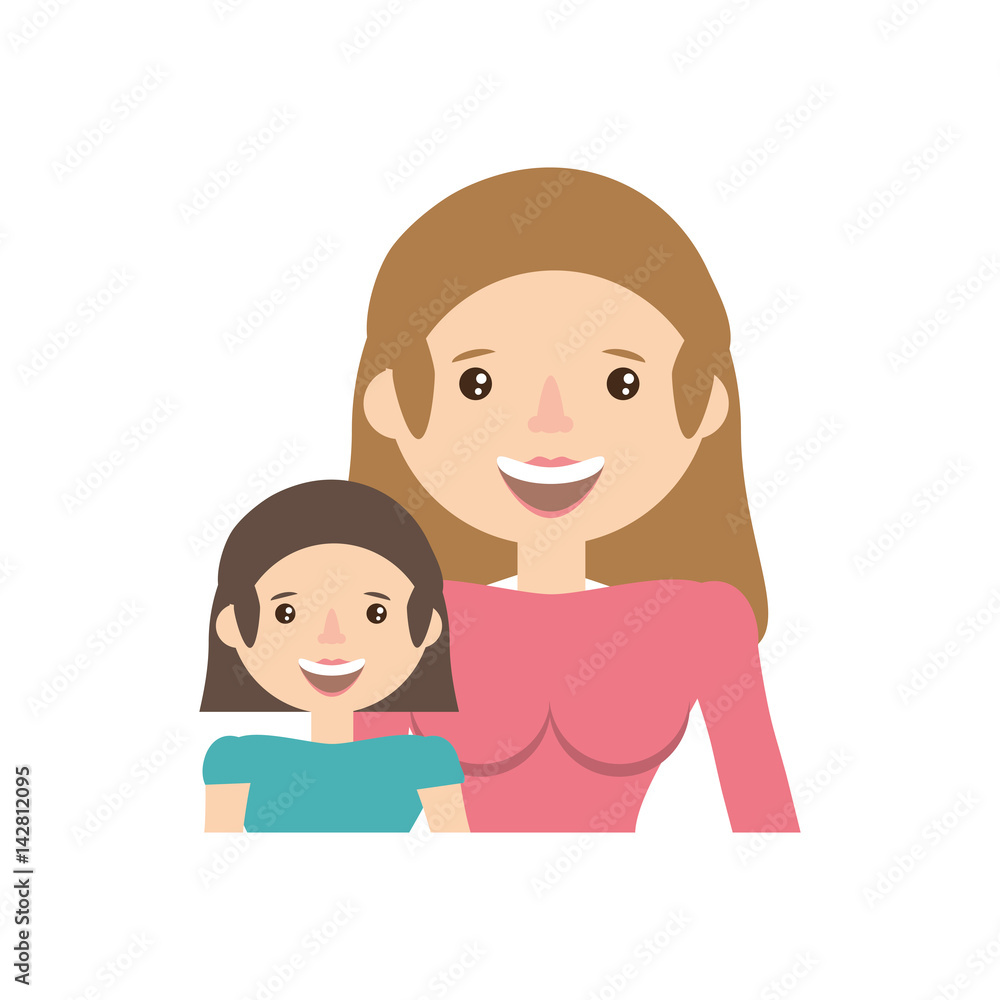 mother and her child image vector illustration eps 10 mother and her child image vector illustration eps 10
