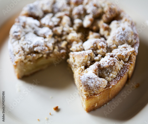 Obraz na plátně crumble aux pommes