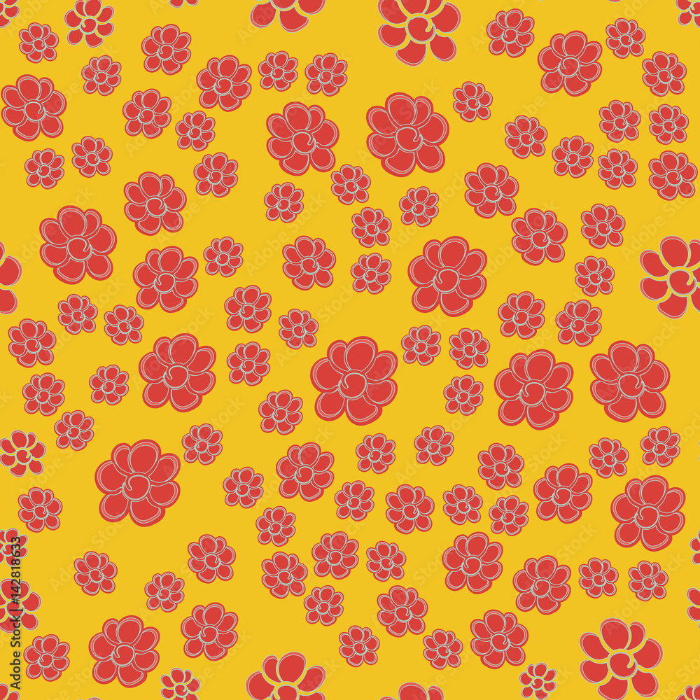 Seamless floral pattern flowers texture background. Seamless floral pattern flowers texture background.
