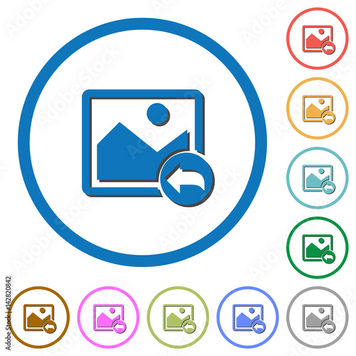 Undo image changes icons with shadows and outlines