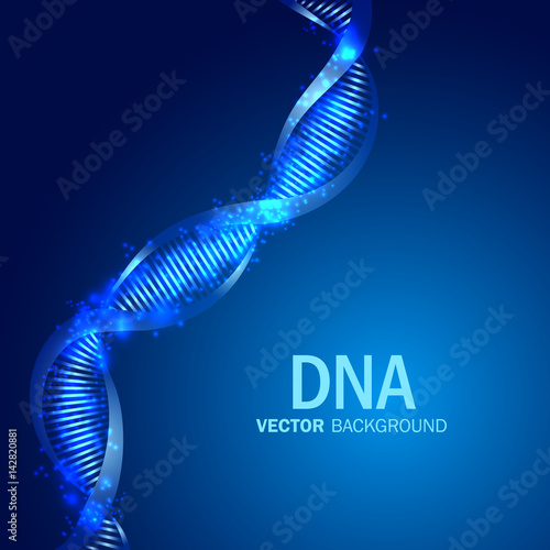 DNA abstract vector background