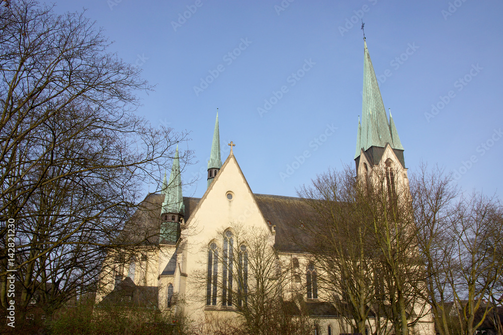Katholische Pfarrkirche Zur Heiligen Familie in Kamen, Nordrhein-Westfalen Katholische Pfarrkirche Zur Heiligen Familie in Kamen, Nordrhein-Westfalen