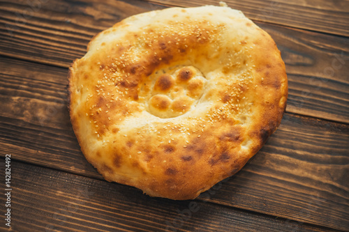 Foto Round uzbek bread