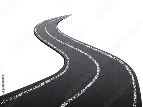 Asphalt road texture isolated
