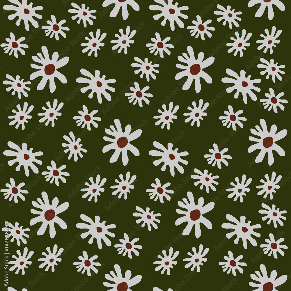 Seamless background of flowers Seamless background of flowers
