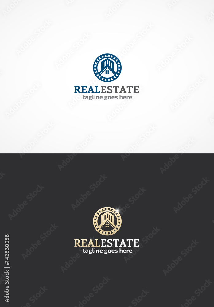 House and High Building logo. House and High Building logo.