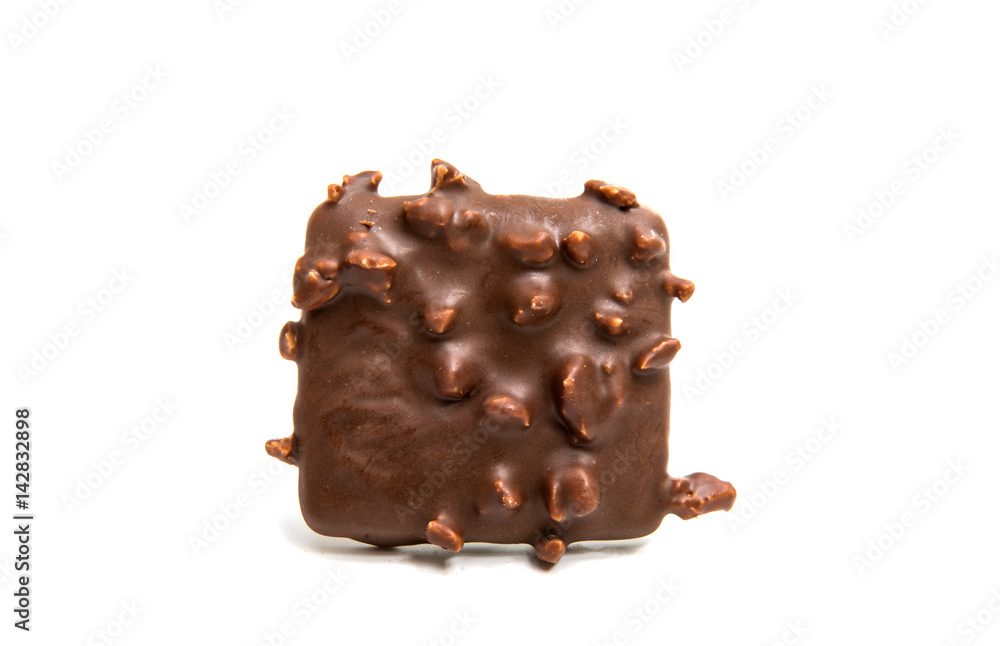 German cookies in chocolate isolated German cookies in chocolate isolated