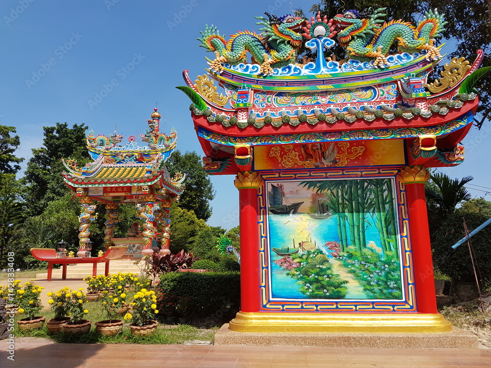 Naklejka premium Chinese temple