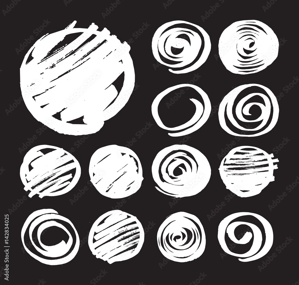 Shaded Circles and Spirals Shaded Circles and Spirals