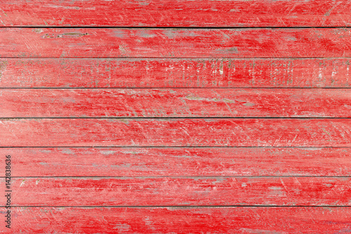 Distressed red rustic wood backdrop