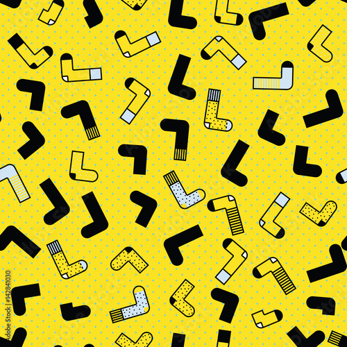 Cute colorful background Socks pattern