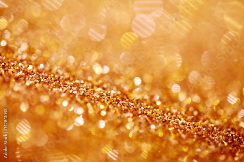 Gold Sparkle Glitter Background