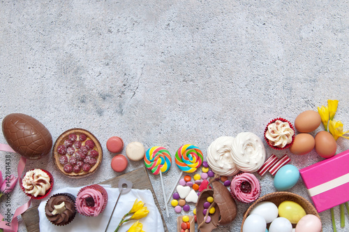 Easter sweet food selection
