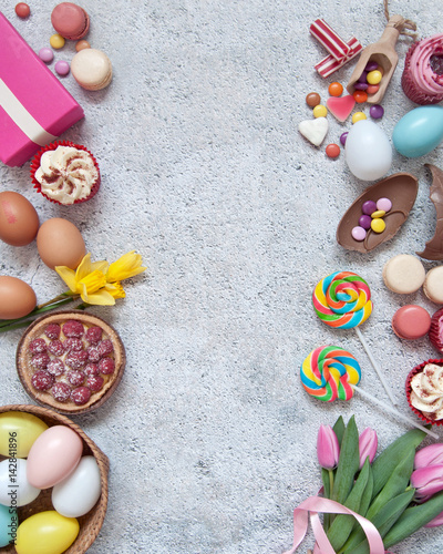 Sweet easter food selection