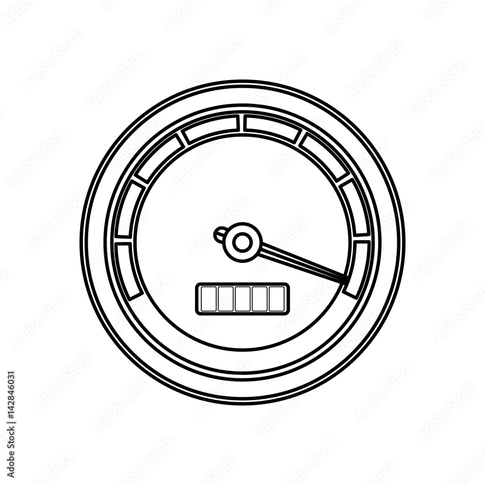 Speedometer power car icon vector illustration graphic design Speedometer power car icon vector illustration graphic design