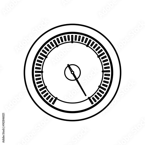 Speedometer power car icon vector illustration graphic design