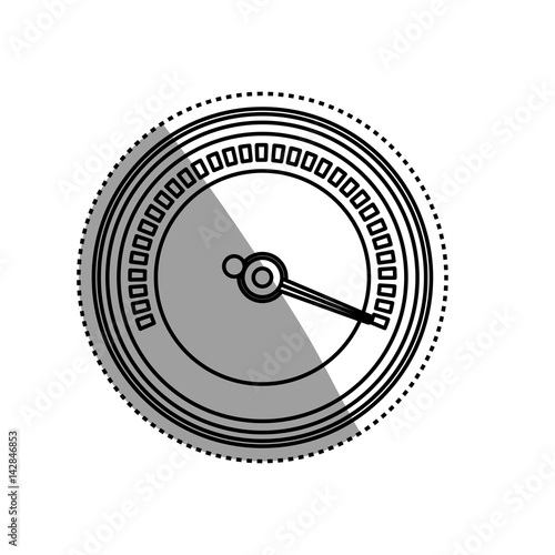 Speedometer power car icon vector illustration graphic design