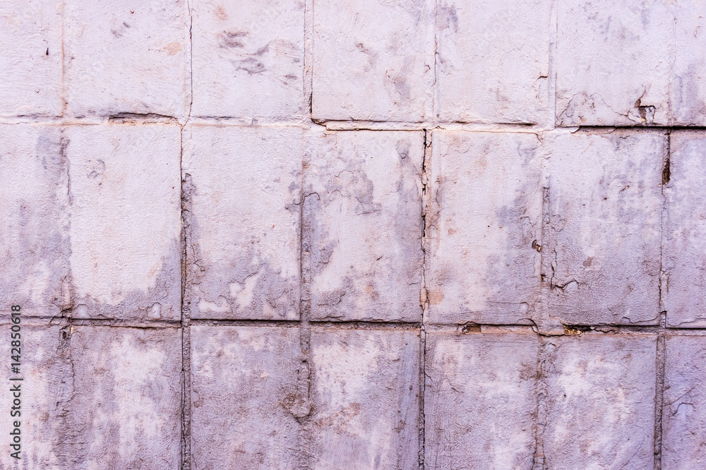 Texture of wall with painted tiles Texture of wall with painted tiles