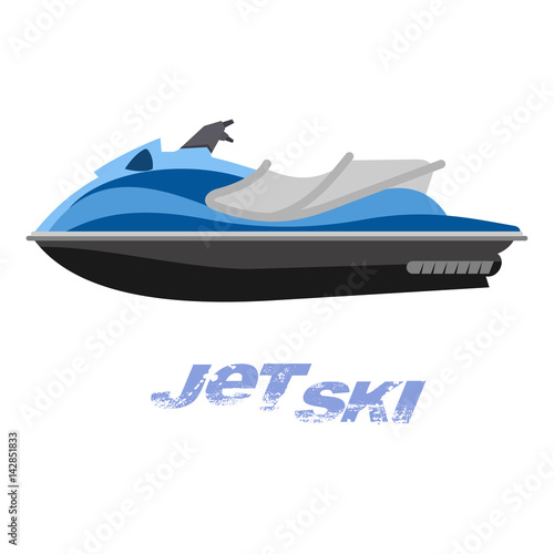 Illustration of jet ski