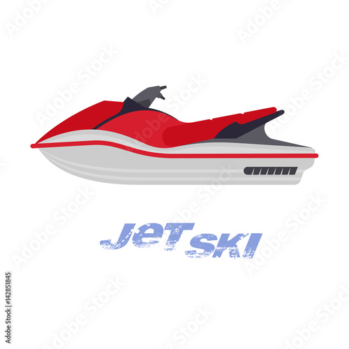 Illustration of jet ski