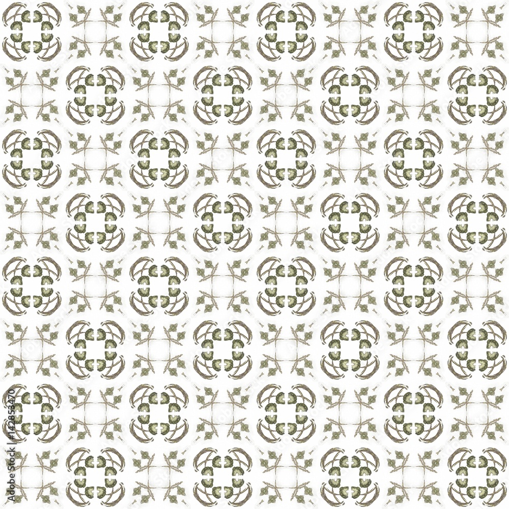 Seamless texture with 3D rendering abstract fractal green pattern Seamless texture with 3D rendering abstract fractal green pattern