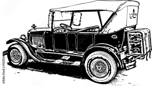 retro car