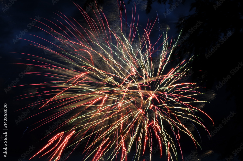 Obraz premium July 4 Fireworks