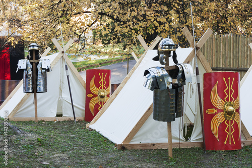 Obraz na płótnie Roman military uniforms