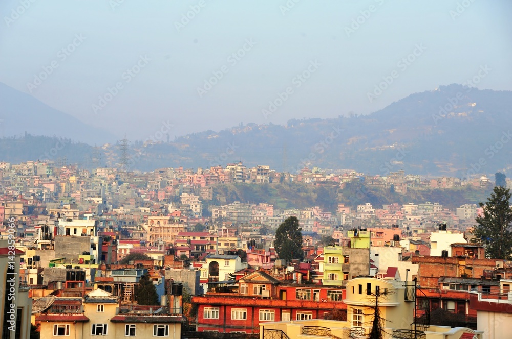 Fototapeta premium カトマンドゥの朝