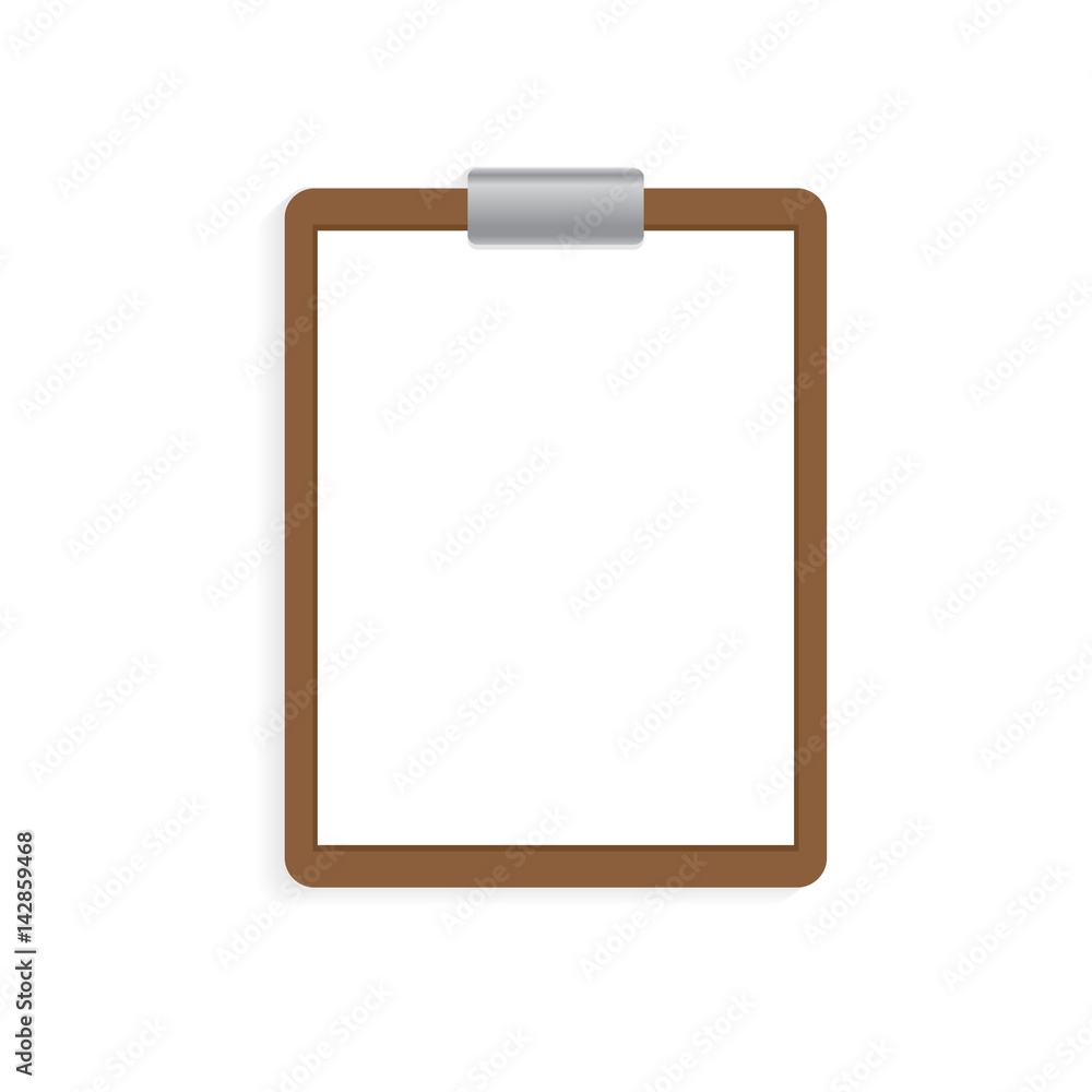 Note paper with place for your text and paper clip. Note paper with place for your text and paper clip.