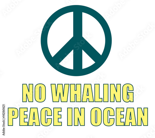 Love whale (NO whaling, peace in ocean)