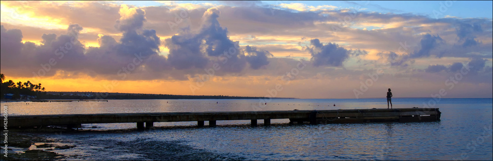 Sunrise in Caribbean