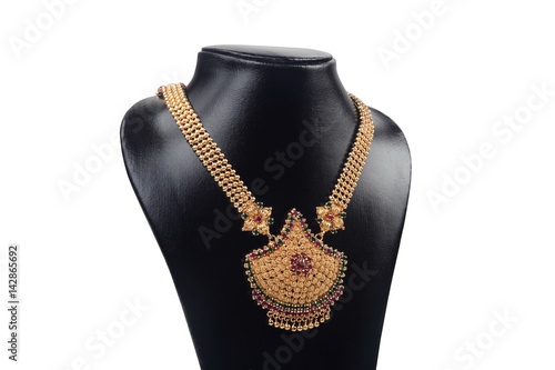 Indian Traditional Gold Necklace 